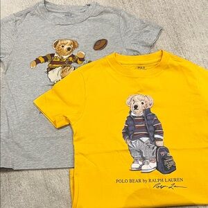 Ralph Lauren Gray Polo Bear T-Shirt Bundle